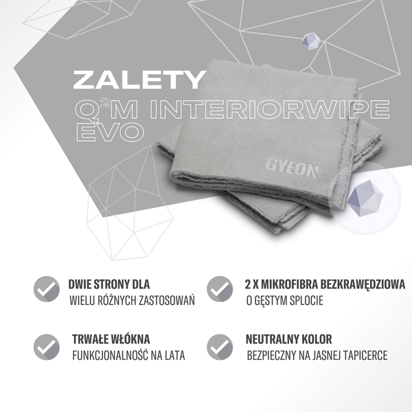 Q²M InteriorWipe EVO 40x40cm 2-pak Opakowanie zbiorcze 40 kpl.