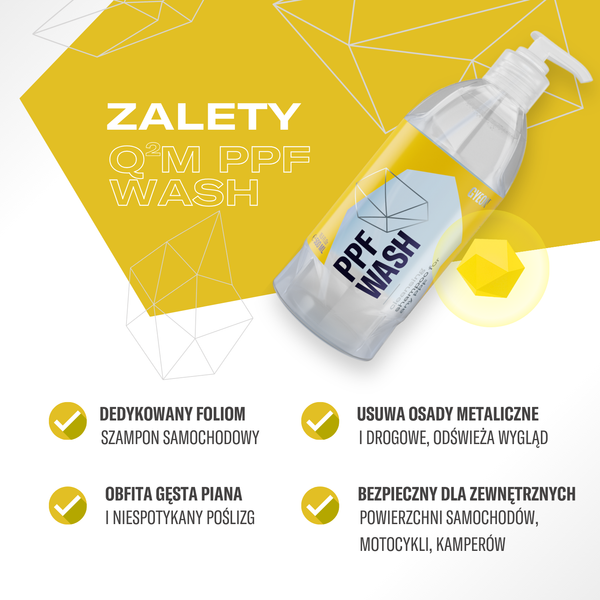 Q²M PPF Wash 1000ml Opakowanie Zbiorcze 9 szt.