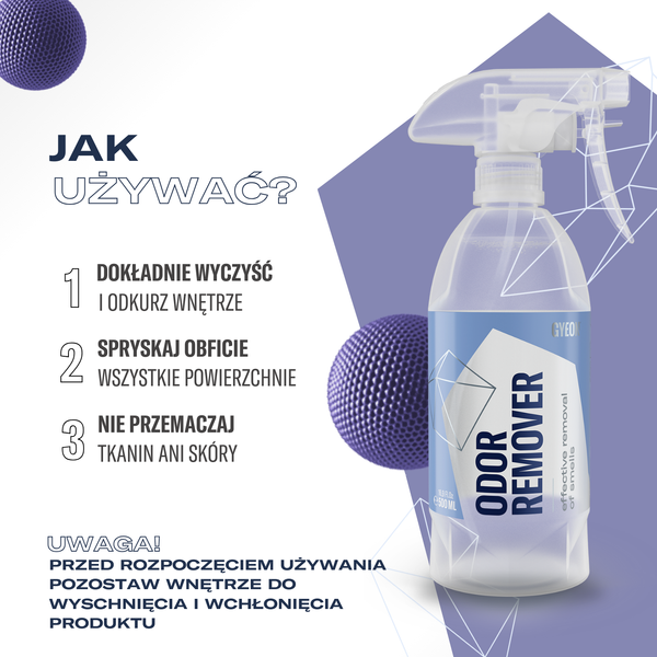 Q²M OdorRemover 500ml Opakowanie Zbiorcze 12 szt.