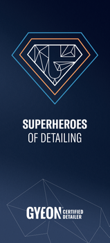 Baner reklamowy Certified Detailer Superheroes of Detailing